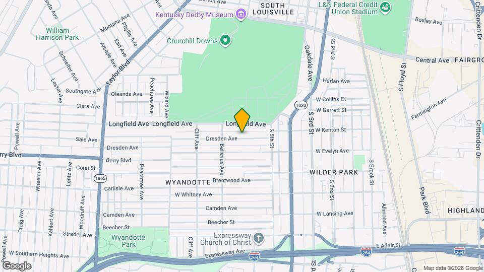 615 Dresden Ave Map and Location Details