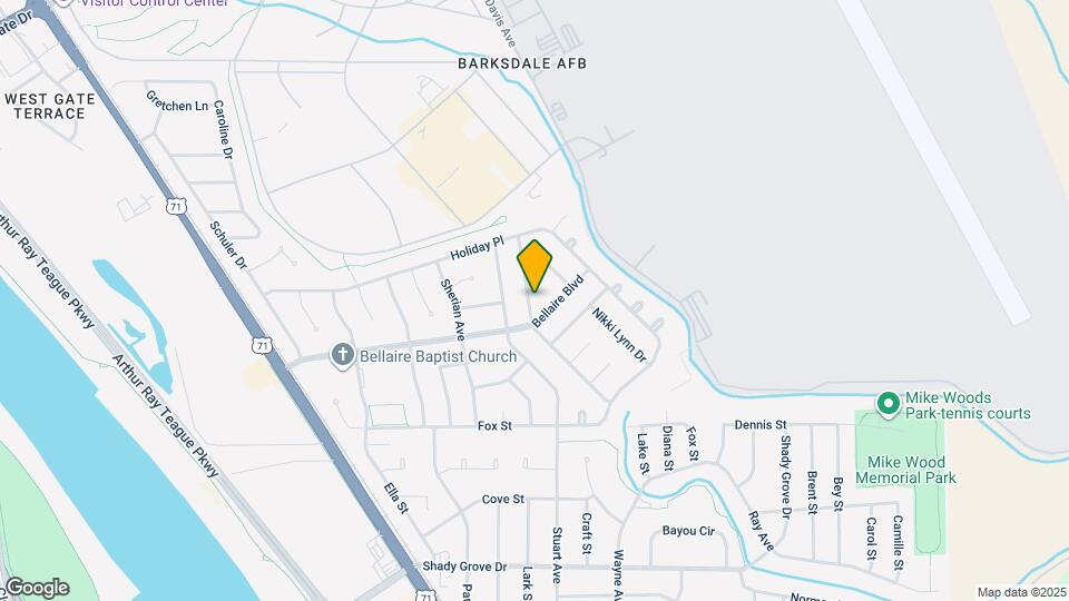 3425 Ponderosa Dr Map and Location Details