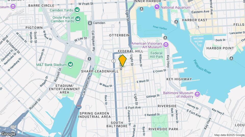 1019 S Charles St, Unit 1019 Map and Location Details
