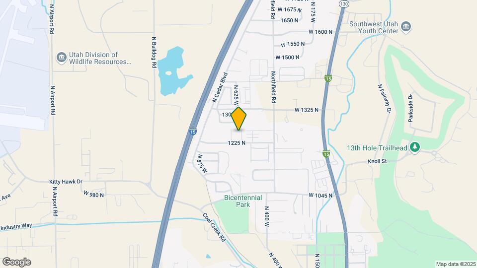 1257 N 575 W Map and Location Details