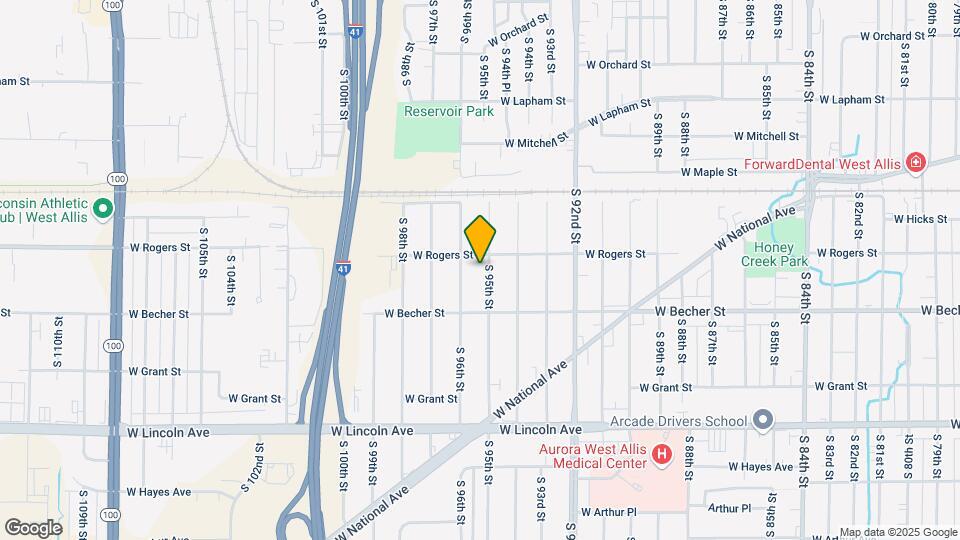 2015-2017 S 95th St Map and Location Details