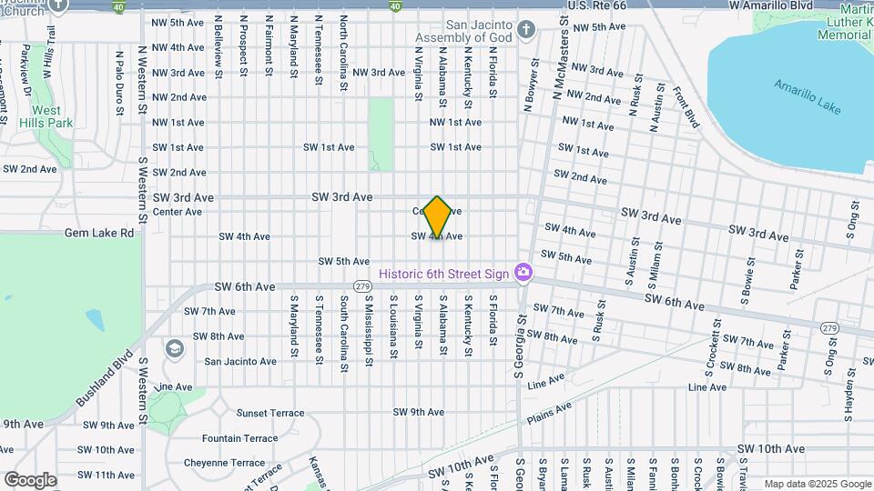404 S Alabama St Map and Location Details