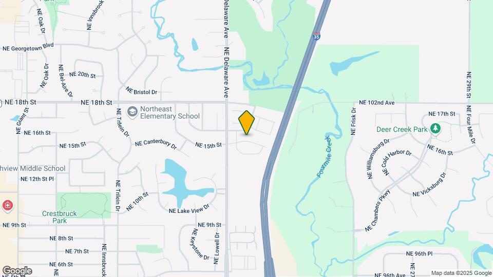 1110 NE 15th Ln Map and Location Details