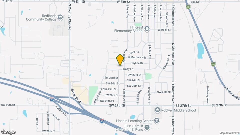 702 Amity Ln Map and Location Details