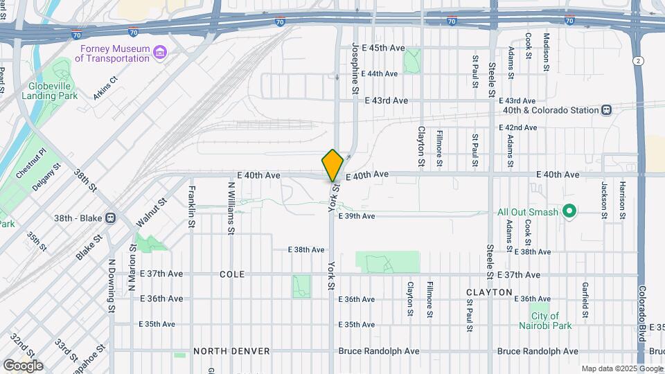 3504 York St Map and Location Details