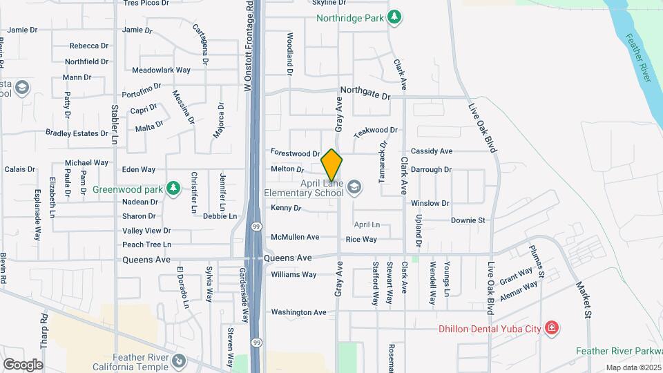 1119 Casita Dr Map and Location Details