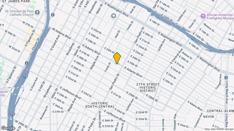 634 Adams Blvd Mapa y Detalles de la Ubicación