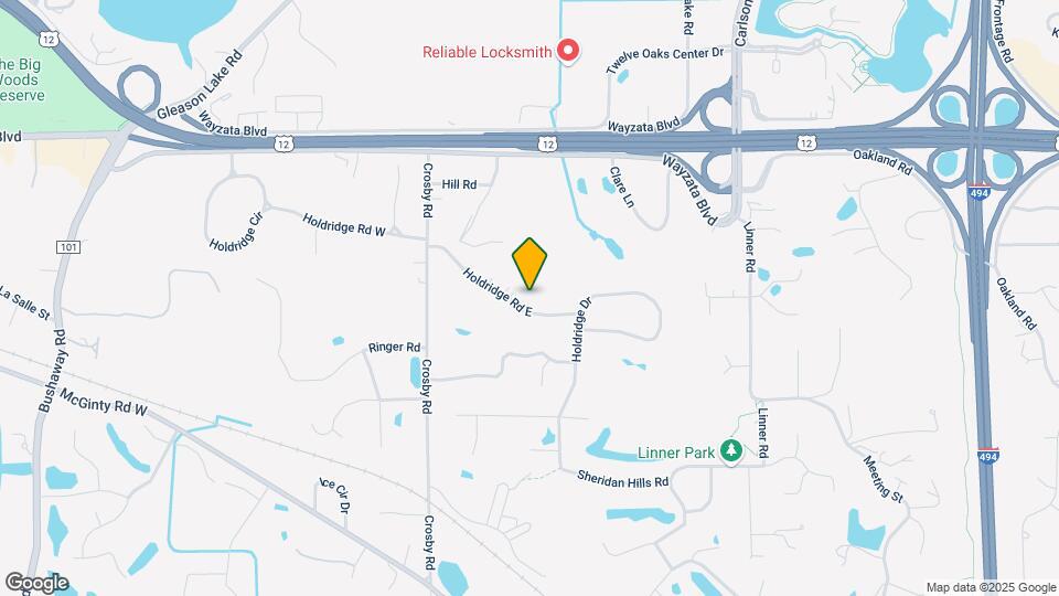 15610 Holdridge Rd E Map and Location Details