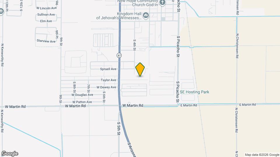 342 W Taylor Ave Map and Location Details