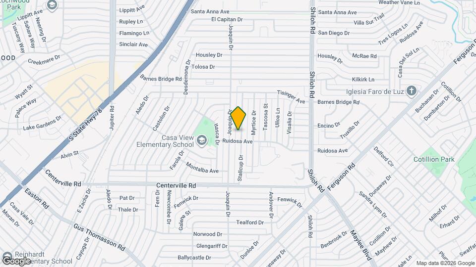 11015 Stallcup Dr Map and Location Details