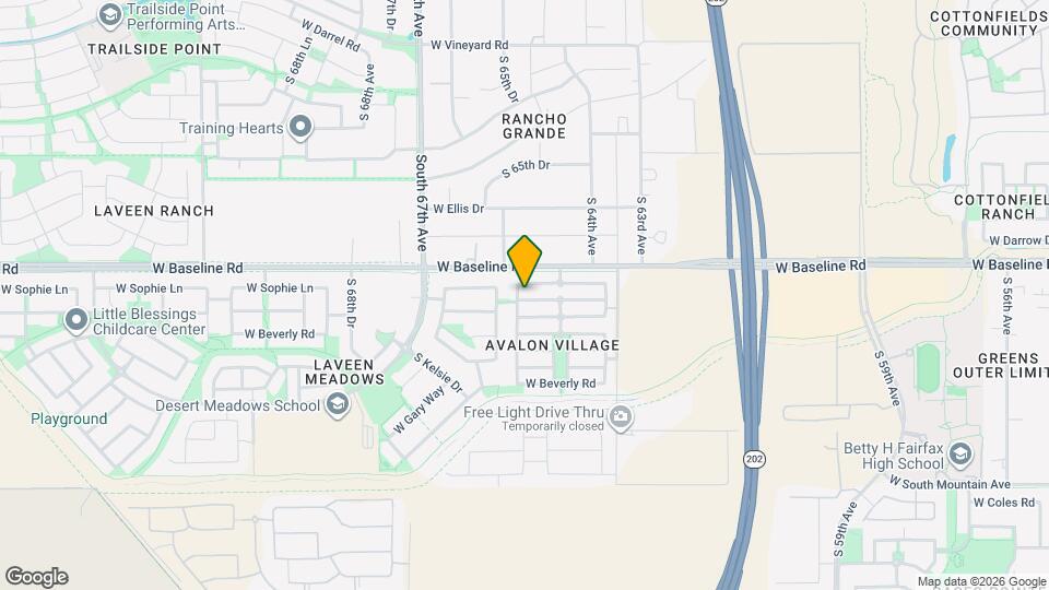 6446 W Valencia Dr Map and Location Details