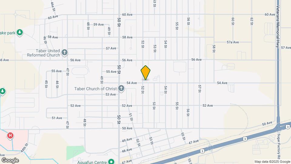 5205-5254 54 Ave Map and Location Details