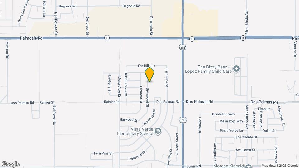 13809 Brynwood St Mapa y Detalles de la Ubicación