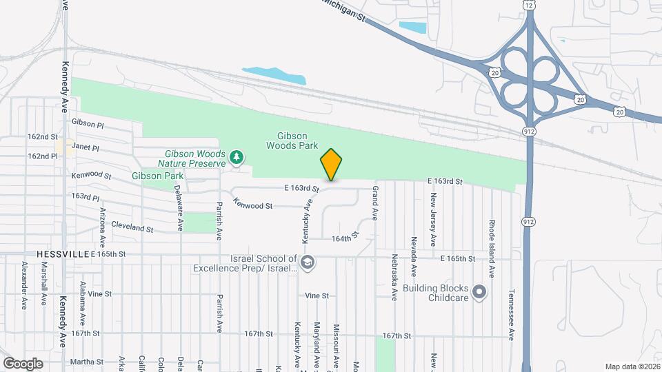 3445 E 163rd St Map and Location Details