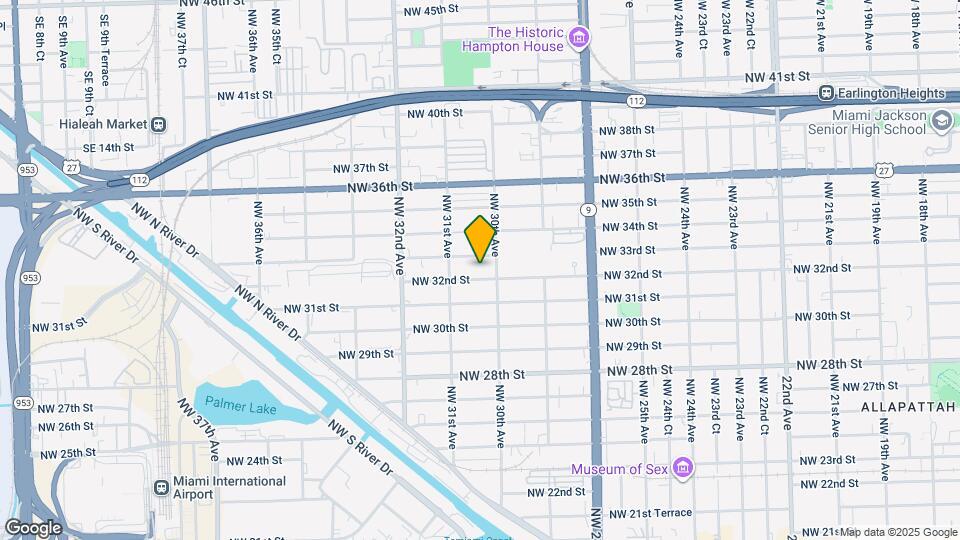 3033 NW 32nd St Map and Location Details