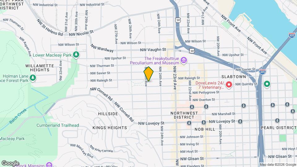 1516 NW 25th Ave Map and Location Details