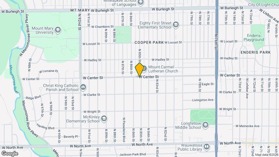 8505 W Center St, Unit Upper Unit #4 Mapa y Detalles de la Ubicación