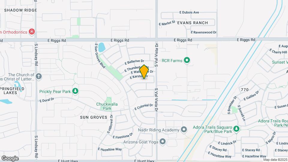 4940 E Runaway Bay Dr Map and Location Details