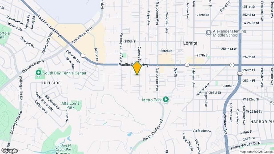 25903 Cypress St Mapa y Detalles de la Ubicación