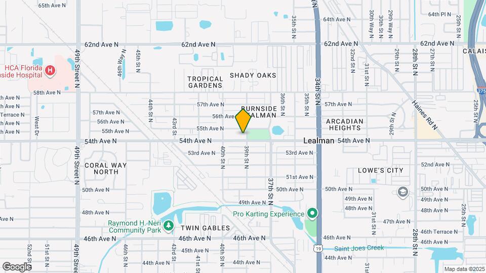 3905 54th Ave N Map and Location Details