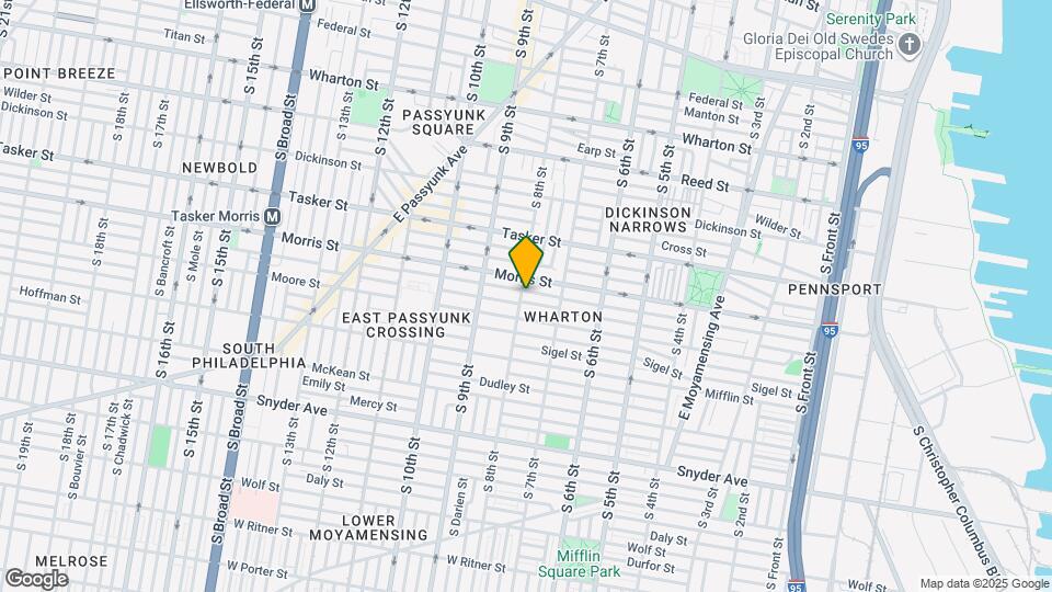 1713 S 8th St, Unit 1 Map and Location Details