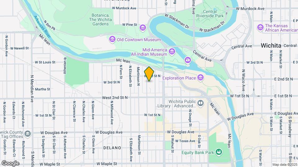 436 N Exposition St Map and Location Details