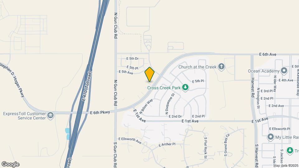 23676 E 2nd Pl Map and Location Details