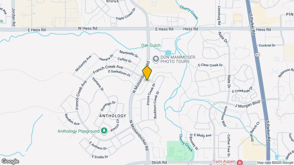 12606 S Sopris Creek Dr Map and Location Details