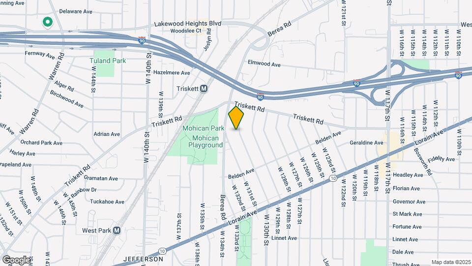 3274 W 130th St Map and Location Details