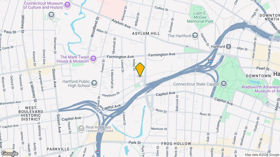 10-12-12 Hawthorn St Map and Location Details