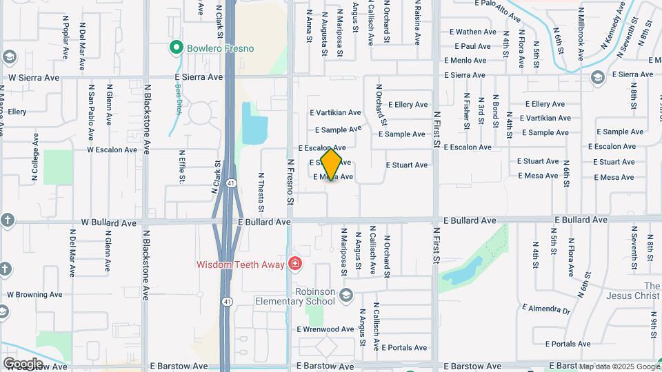 502 E Calimyrna Ave Map and Location Details