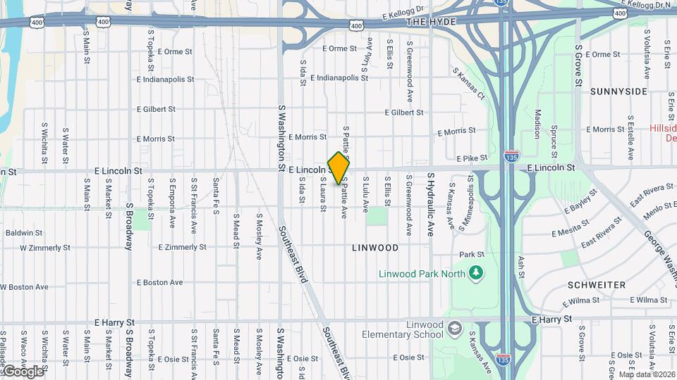 1225 S Pattie St Map and Location Details