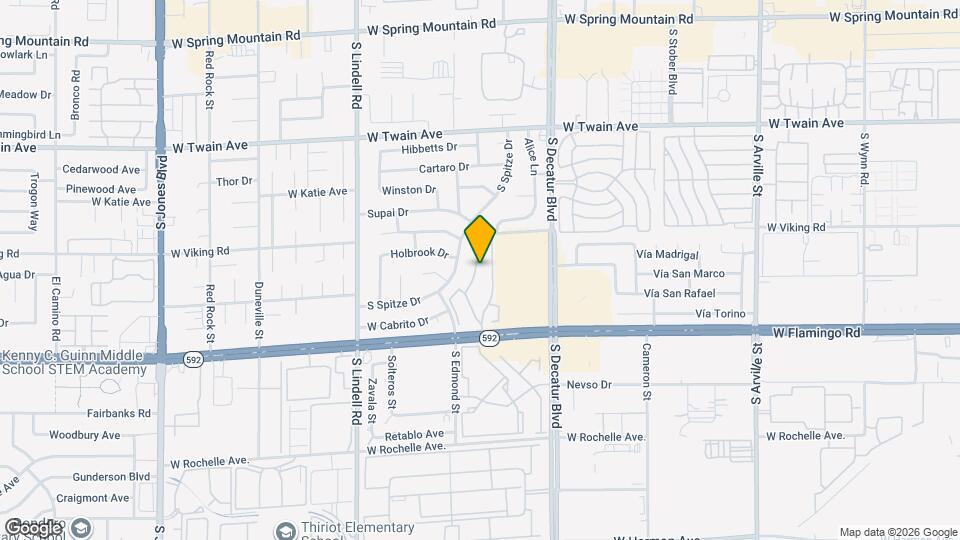 3980 Tirana Way Map and Location Details