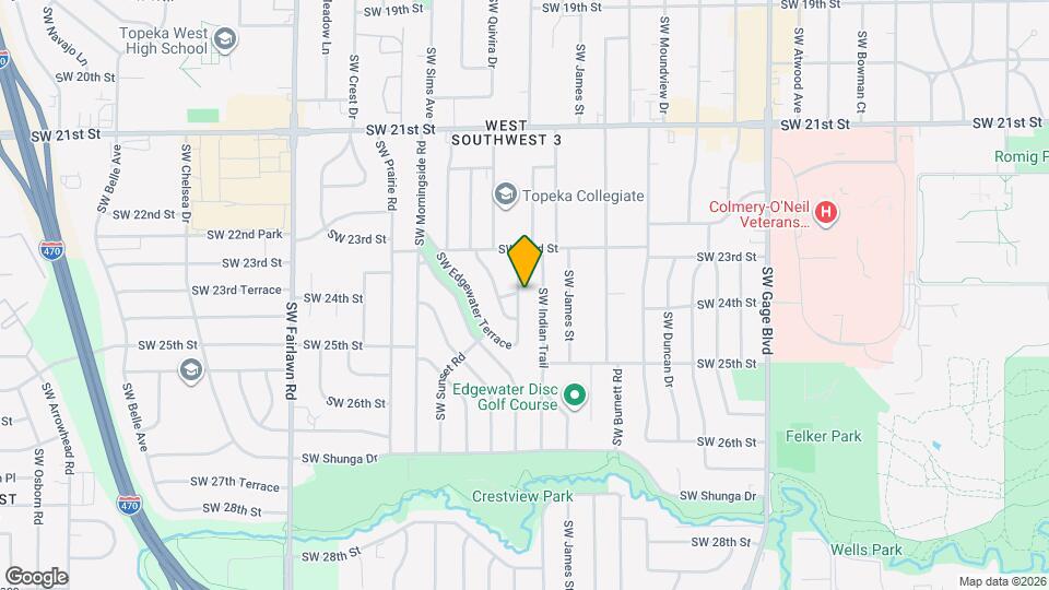 2328 SW Eveningside Dr Map and Location Details