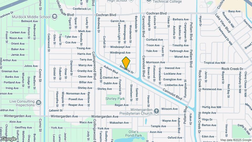 2375 Bendway Dr Mapa y Detalles de la Ubicación