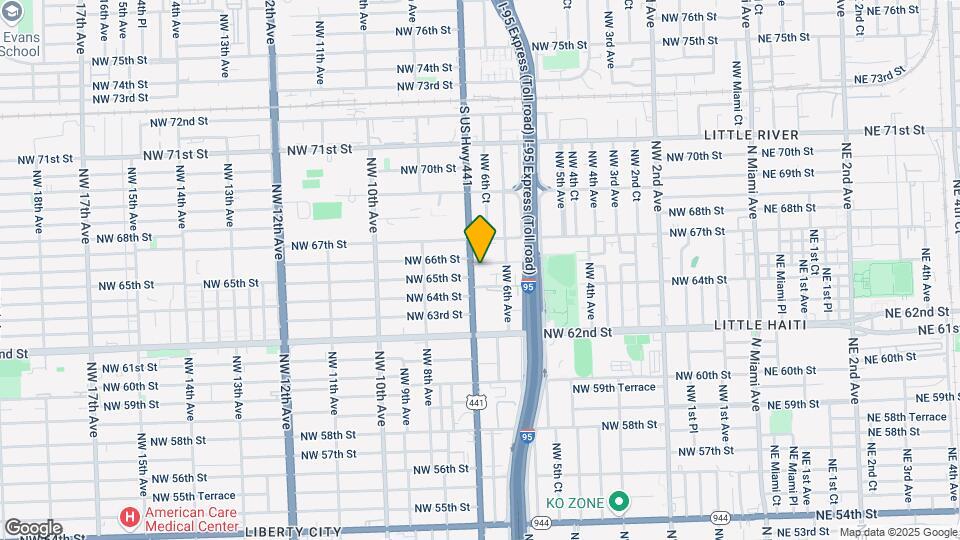 640 NW 65th St Map and Location Details