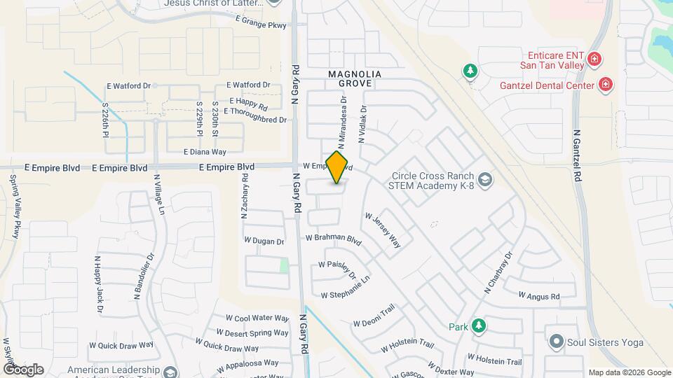 1222 W Jersey Way Map and Location Details
