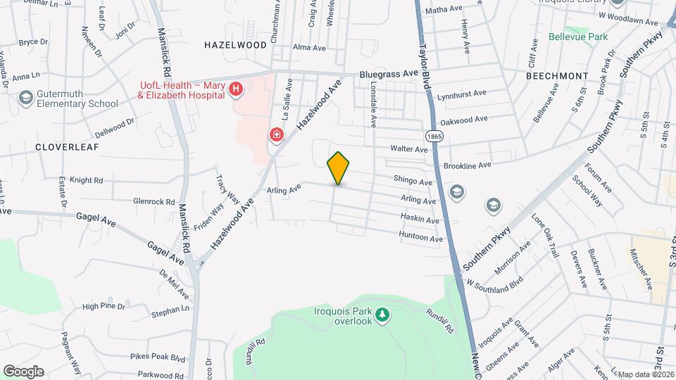 1536 Arling Ave Mapa y Detalles de la Ubicación