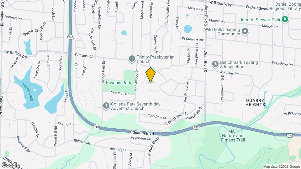 1424 Bradford Dr Map and Location Details