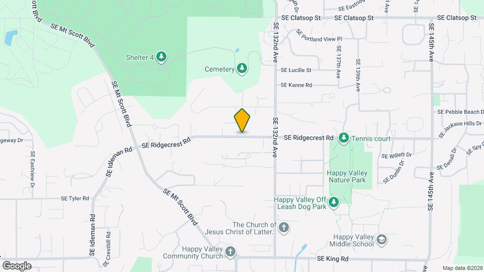 12901 SE Ridgecrest Rd Mapa y Detalles de la Ubicación