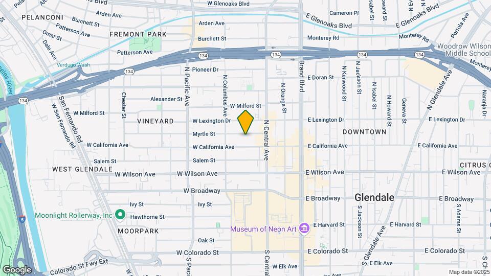 342 Myrtle St, Unit 301 Map and Location Details