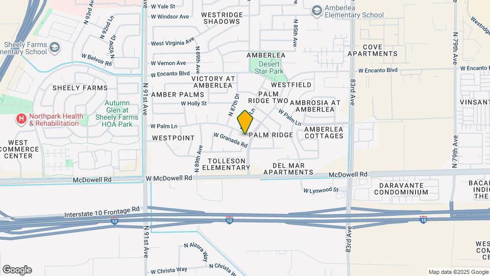 8667 W Palm Ln Mapa y Detalles de la Ubicación