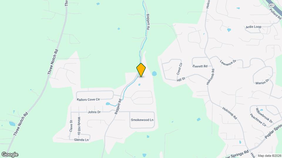 1163 Baggett Rd Map and Location Details