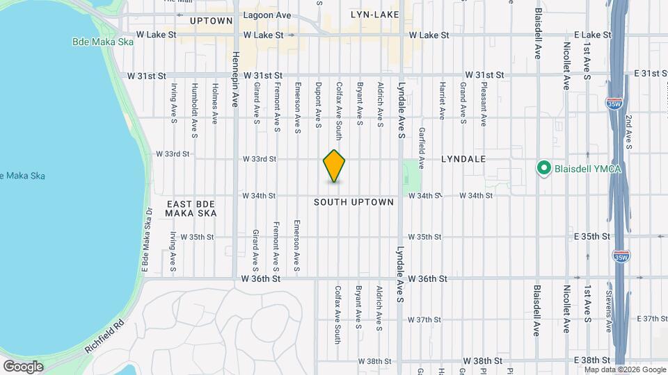 3340 Colfax Ave S, Unit Unit 2 Map and Location Details