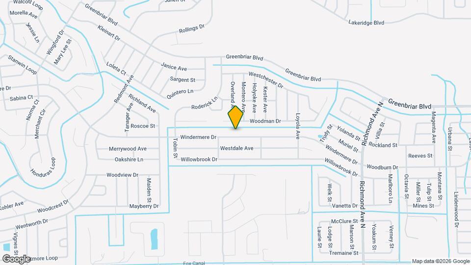 490 Windermere Dr Map and Location Details