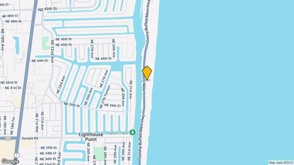 Ocean Hillsboro Condominiums Mapa y Detalles de la Ubicación