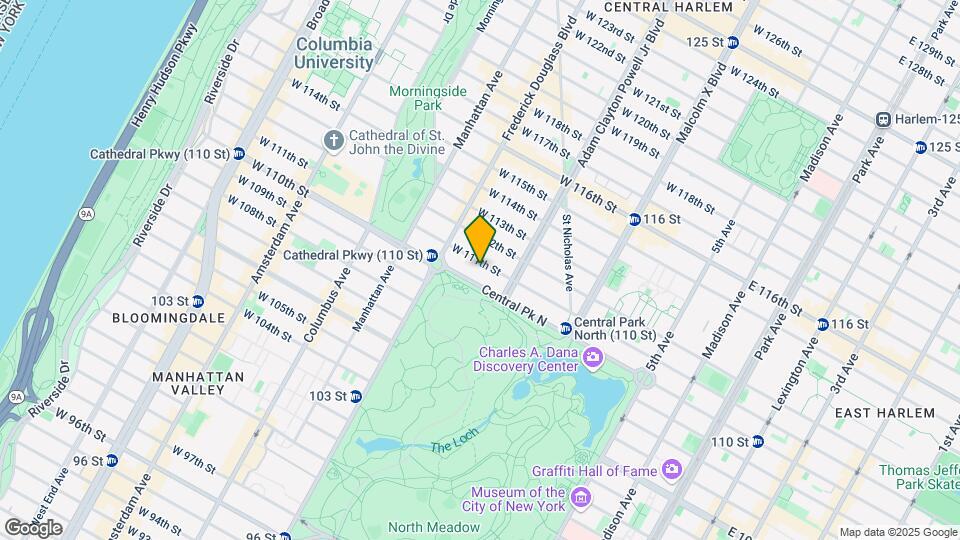 216-218 W 111th St Mapa y Detalles de la Ubicación