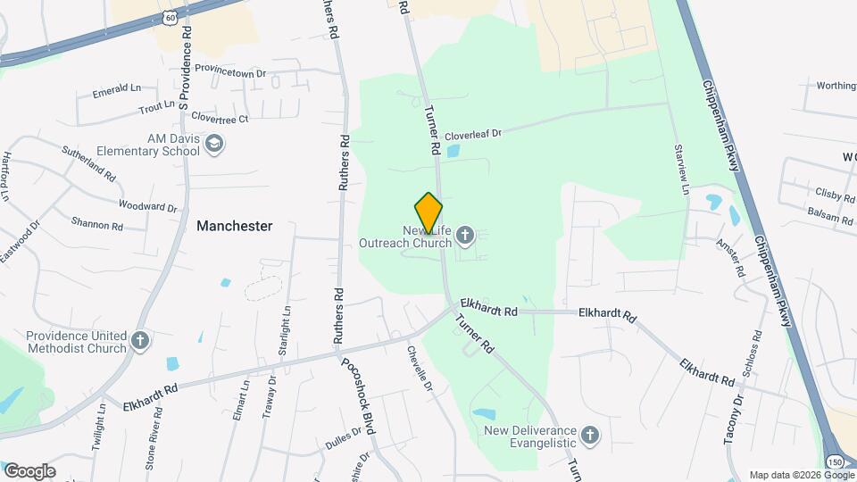 1006 Turner Rd Map and Location Details