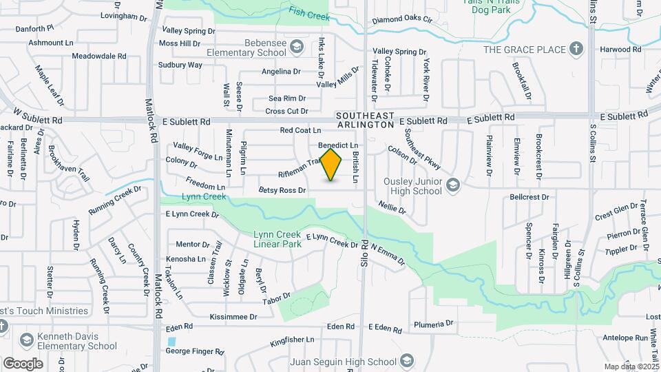 601 Betsy Ross Dr Map and Location Details