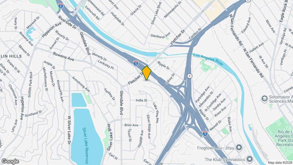 2448 Riverside Dr Mapa y Detalles de la Ubicación